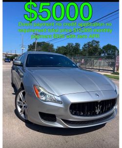 2016 Maserati, no credit application