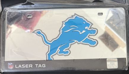 Official Detroit Lions License Plate Cover