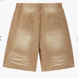 VALE FOREVER SANDSTORM JORTS TAN