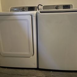 Samsung Washer & Electric Dryer( White)