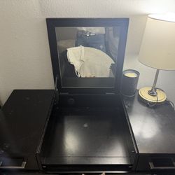 Black Vanity Desk