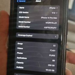 Apple iPhone 14 Pro Max - 256 GB - Black (Unlocked)