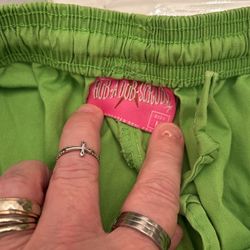 Women’s Hub a Dub Scrub bottom Medium lime Green excellent condition