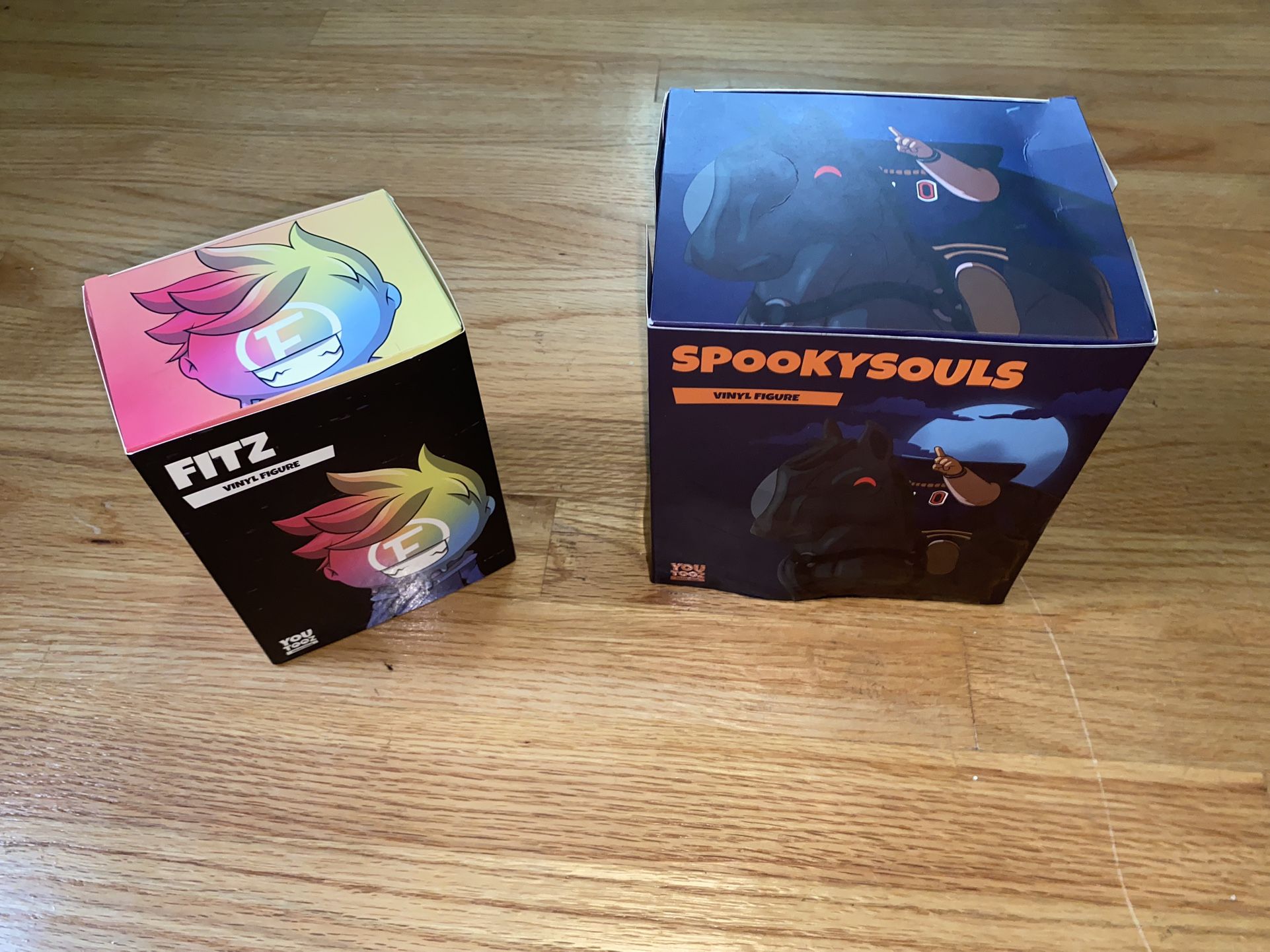 Youtooz vinyl figures Fitz and spookysouls
