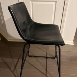 3 Black High Chairs