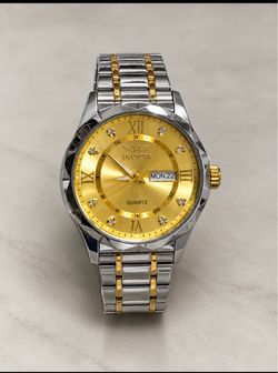 Invicta Gold & Silver Two-Tone Men’s women teenager Watch