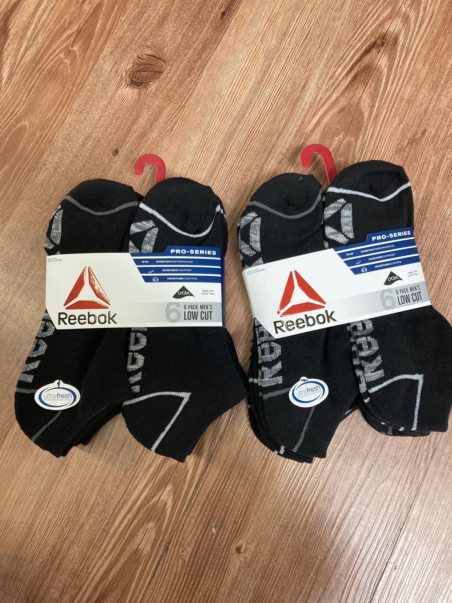 NWT Reebok Men's low cut socks 12 pairs