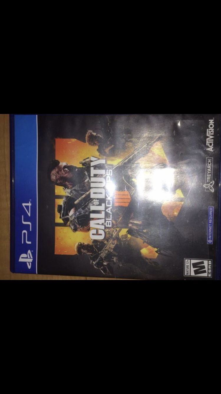 PS4 Call of duty black ops 4