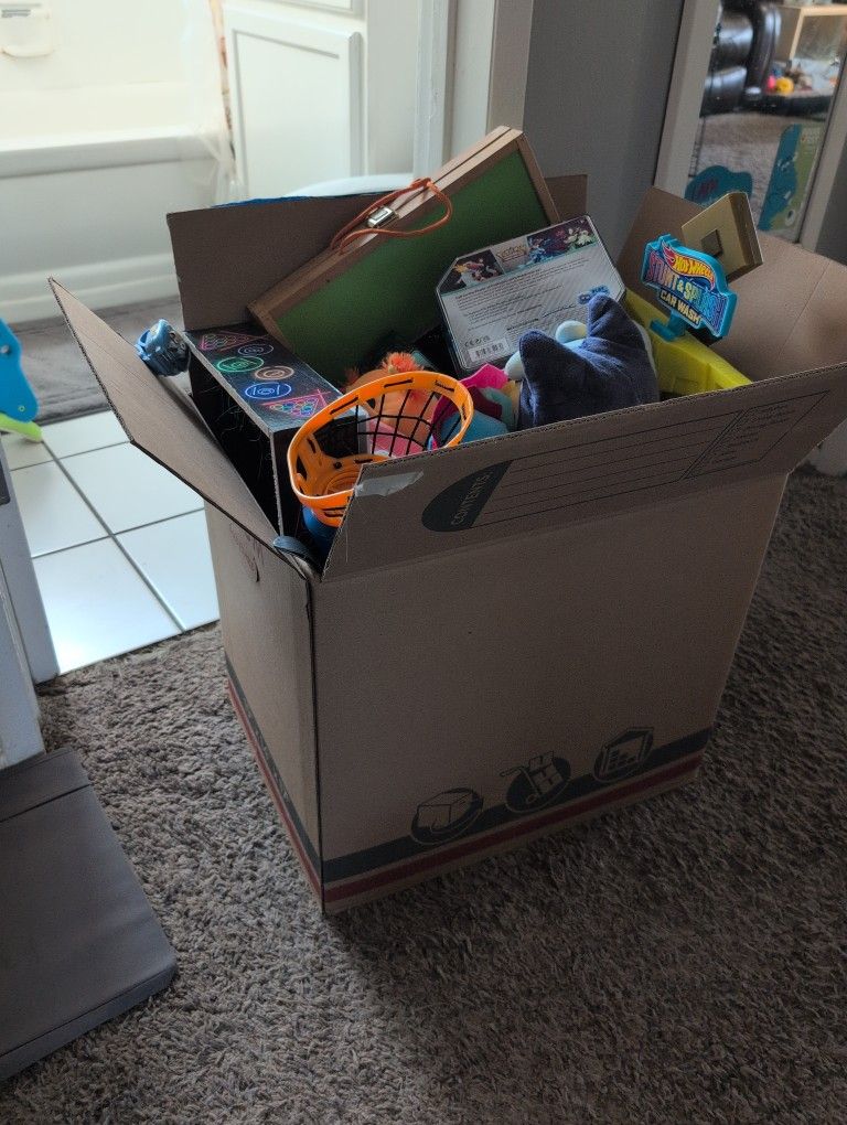 Box Of Kids Toys $10
