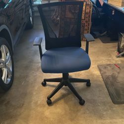 Office Chair Black And Blue
