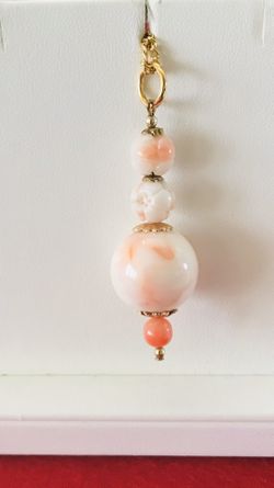 Large Antique Coral Pendant