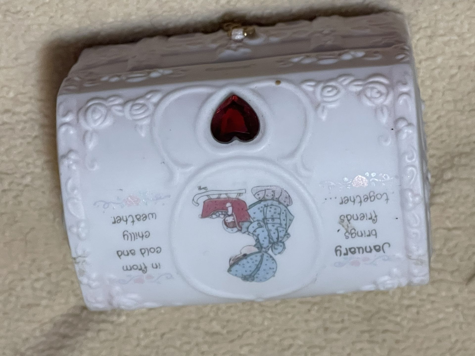 Precious Moments Birth Stone Box