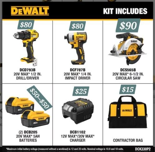 Dewalt Tools New Brushless Different Prices