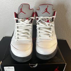 Jordan 5 “Fire Red 3M Tongue”