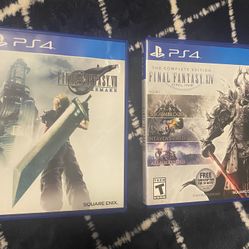 Final Fantasy VII & VIX PS4 Games