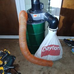 Dayton 2  Stage Dust Collector 3/4 HP