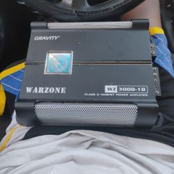 Gravity  Warzone Class D Mosfet Power Amplifier