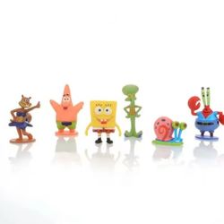 SpongeBob 6 Piece Figures 
