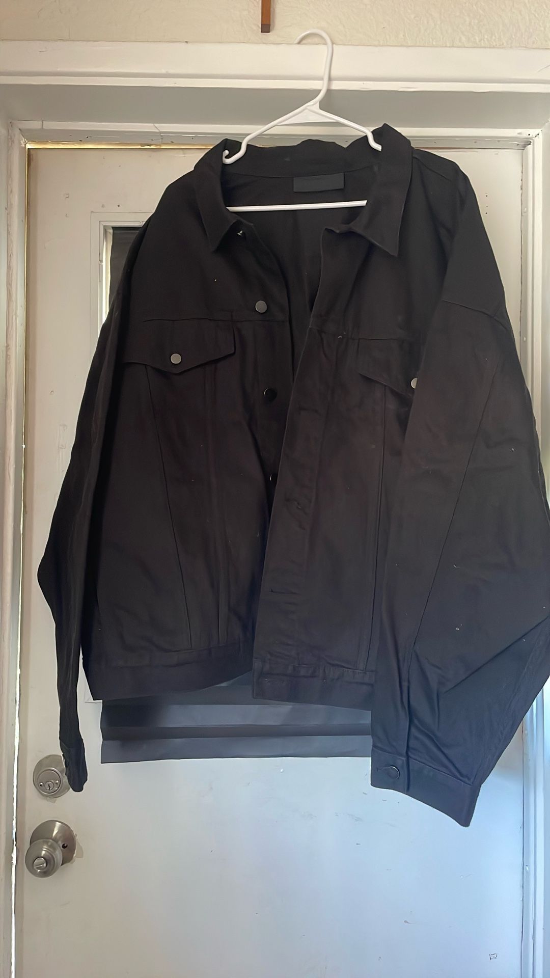 Essentials Black Jean Jacket 