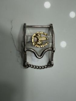 Western cowboy belt buckle