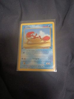 Krabby Card First Edtion