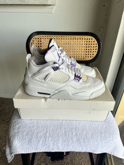 Air Jordan 4 Retro Purple Metallic Men's 10.5