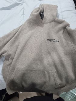 Grey essentials hoodie