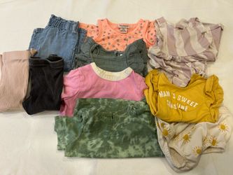 9 item baby girl clothing bundle