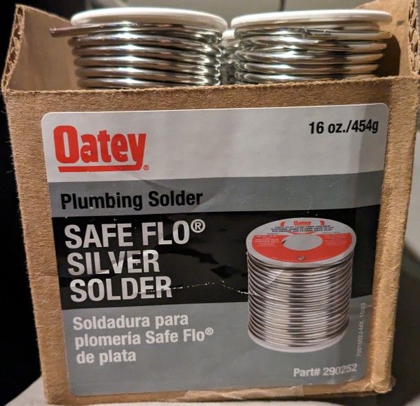 Oatey

Safe Flo 1 lb. Lead-Free Silver Solder Wire