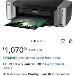 Canon Pixma Pro 100 Printer