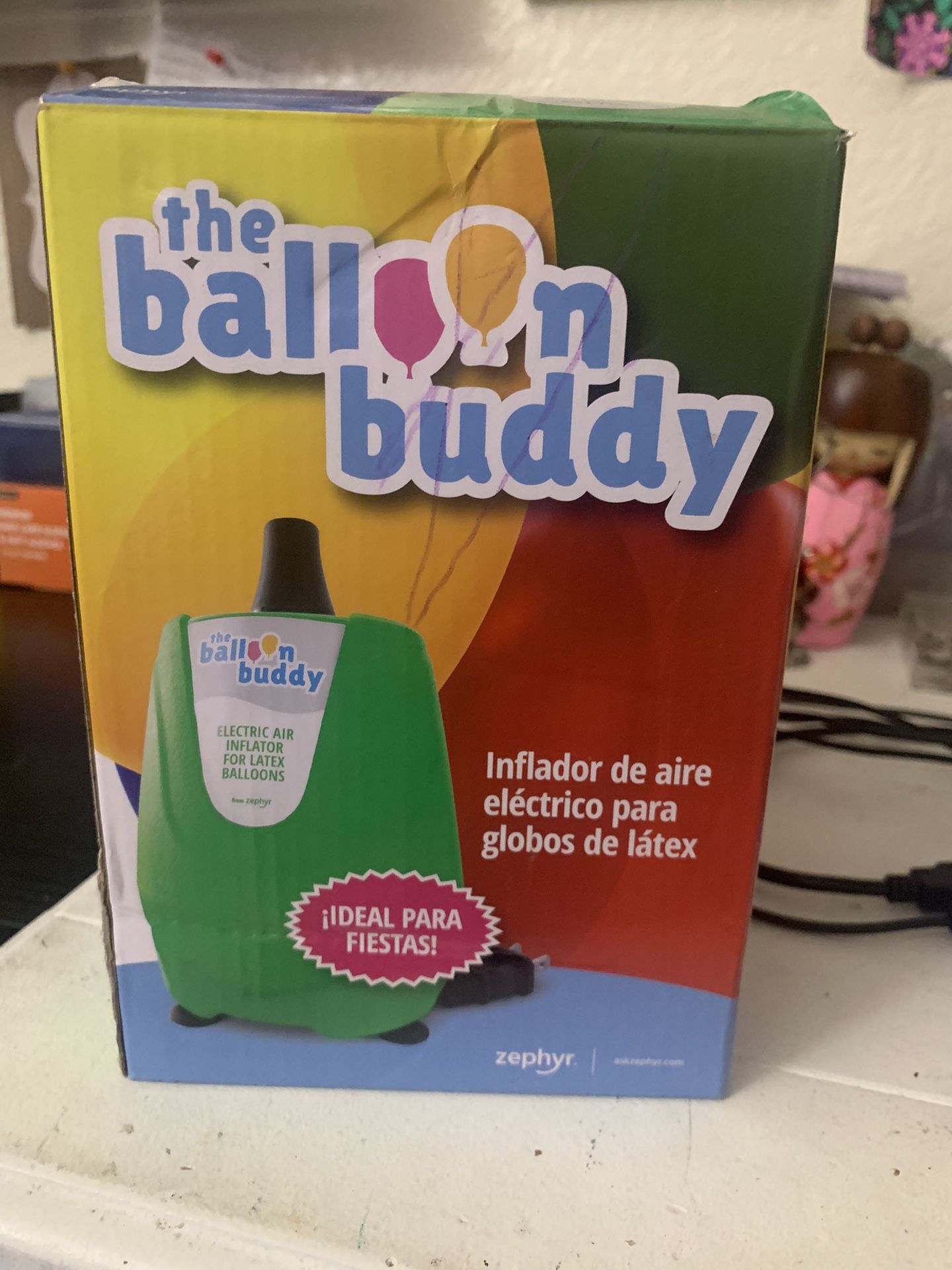The Balloon Buddy Electric Air Balloon Inflator Blower
