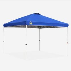 Crown Shades  10-ft L Square Blue Pop-Up Canopy