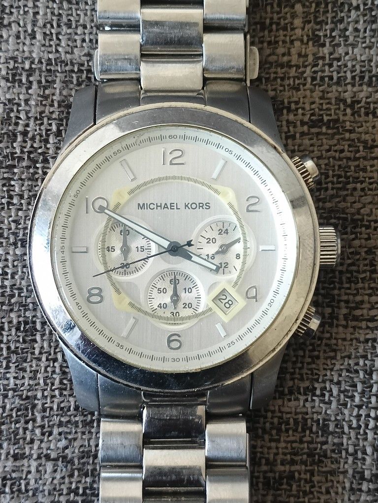 Michael Kors Silver Watch MK 8086