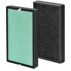 2 Pcs C380 Filter Compatible with Storebary C380 Air Purif-ier C380 Filters Replacement for Elechomes P300, 3-Stage Filtration with H13 True HE-PA, Ac