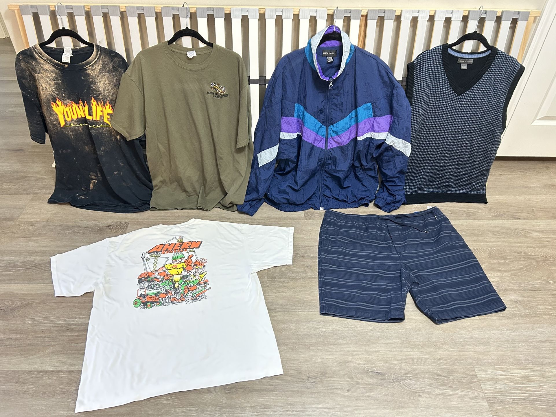 A Variety Set Of Men’s Different Style And Designer Size Large Clothing Sey