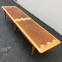 Vintage Mid Century Modern Extra Long Lane Acclaim Coffee Table