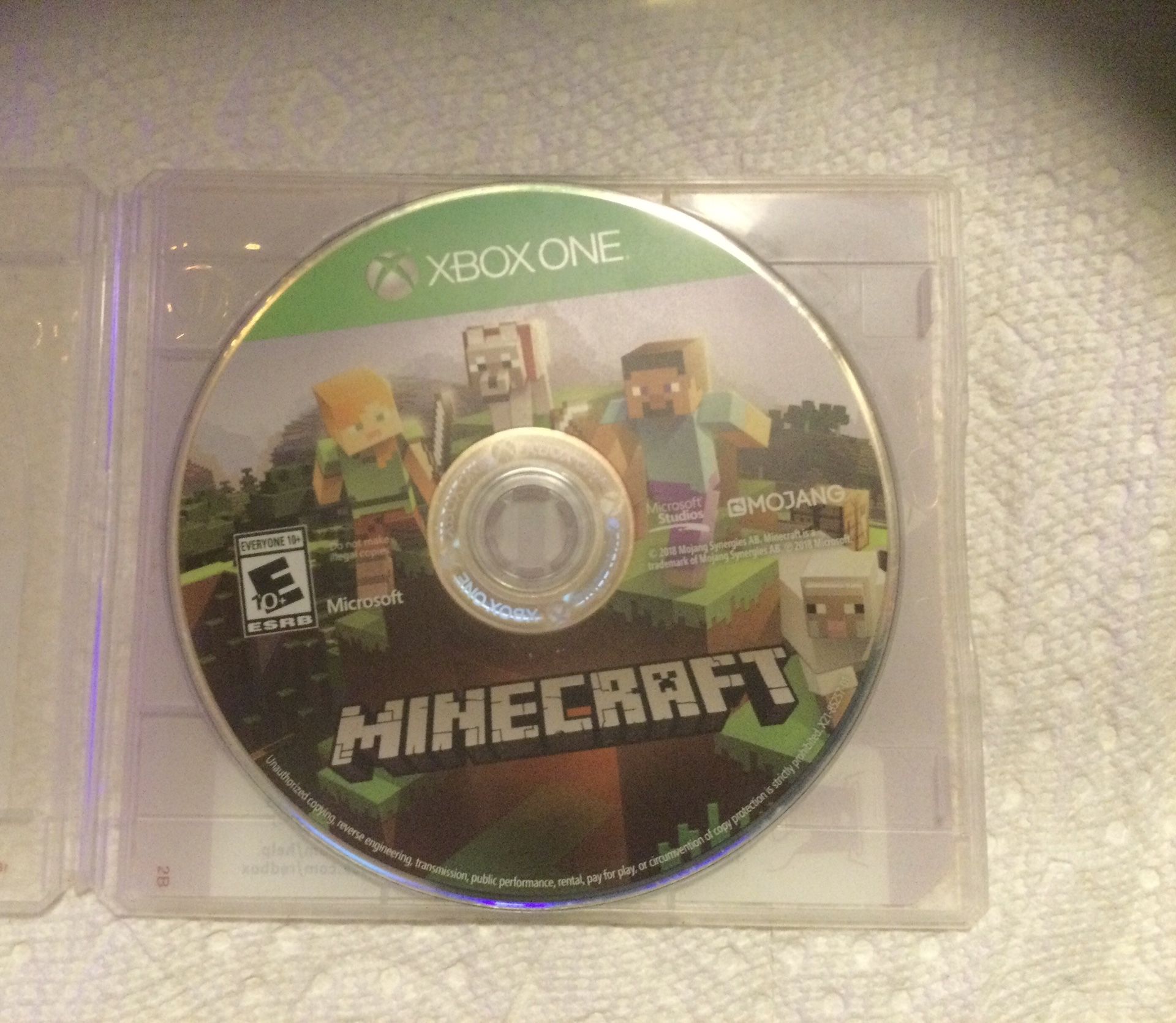 XBOX ONE Minecraft Disk