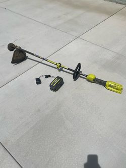 Ryobi Expand-It Cordless String Trimmer with Battery and Charger