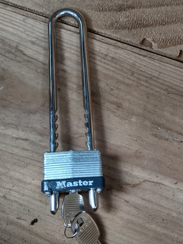 Master Brand Four Piece Adjustable Lock For Bicycles And More