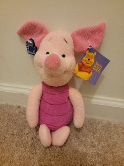 NEW Disney Piglet From Winnie The Pooh Plush 10 Inch Doll
