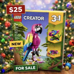 LEGO Creator 3-in-1 Exotic Pink Parrot (31144) – Brand New & Sealed