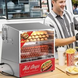 Commercial Hot Dog and Bun Steamer