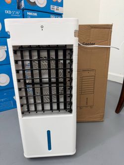3-in-1 Portable AC Cooler for Bedroom/Office 12-Speed White