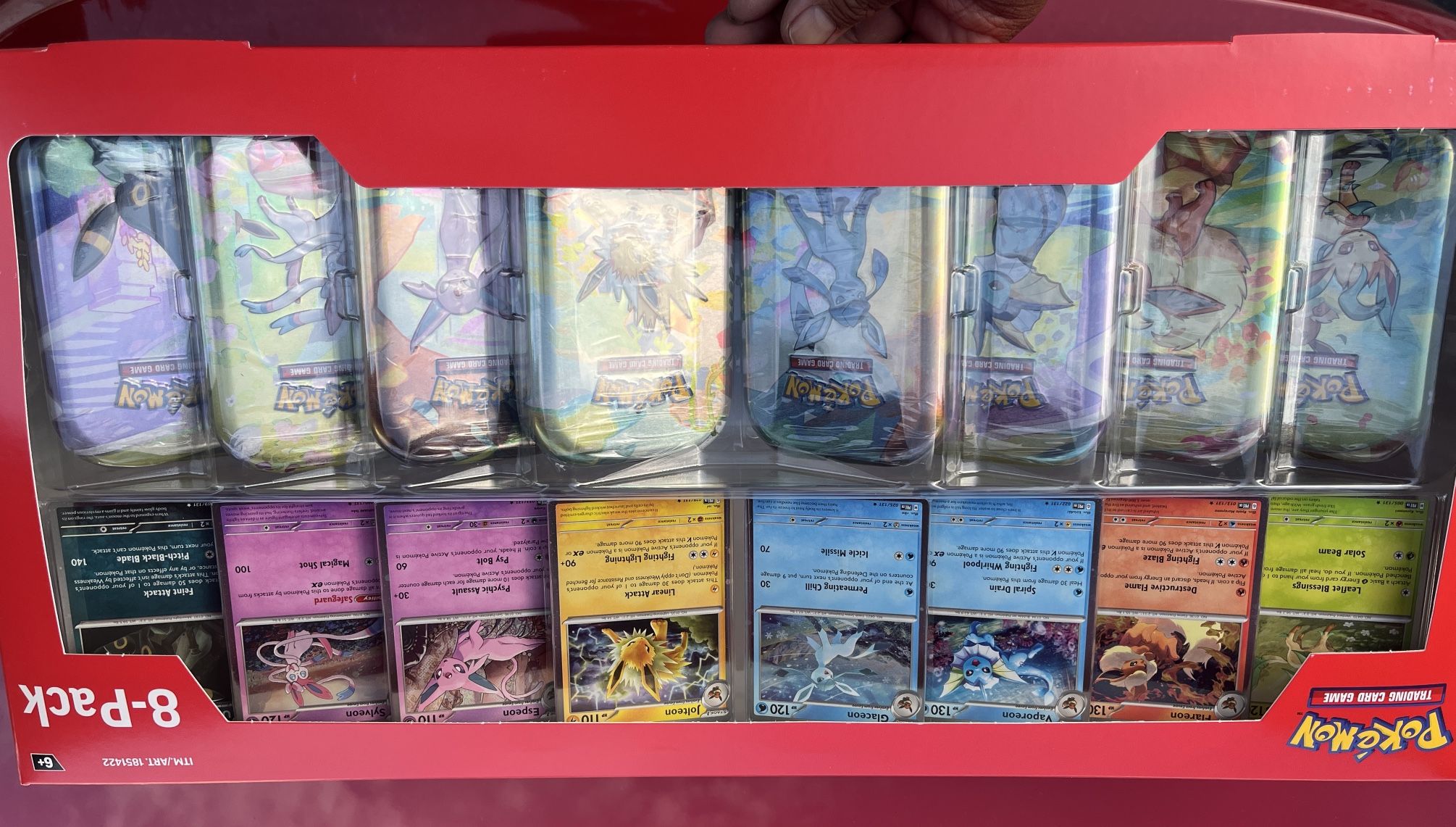 Pokemon Prismatic Evolutions Mini Tin