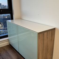Table/ Storage Combination With Doors 