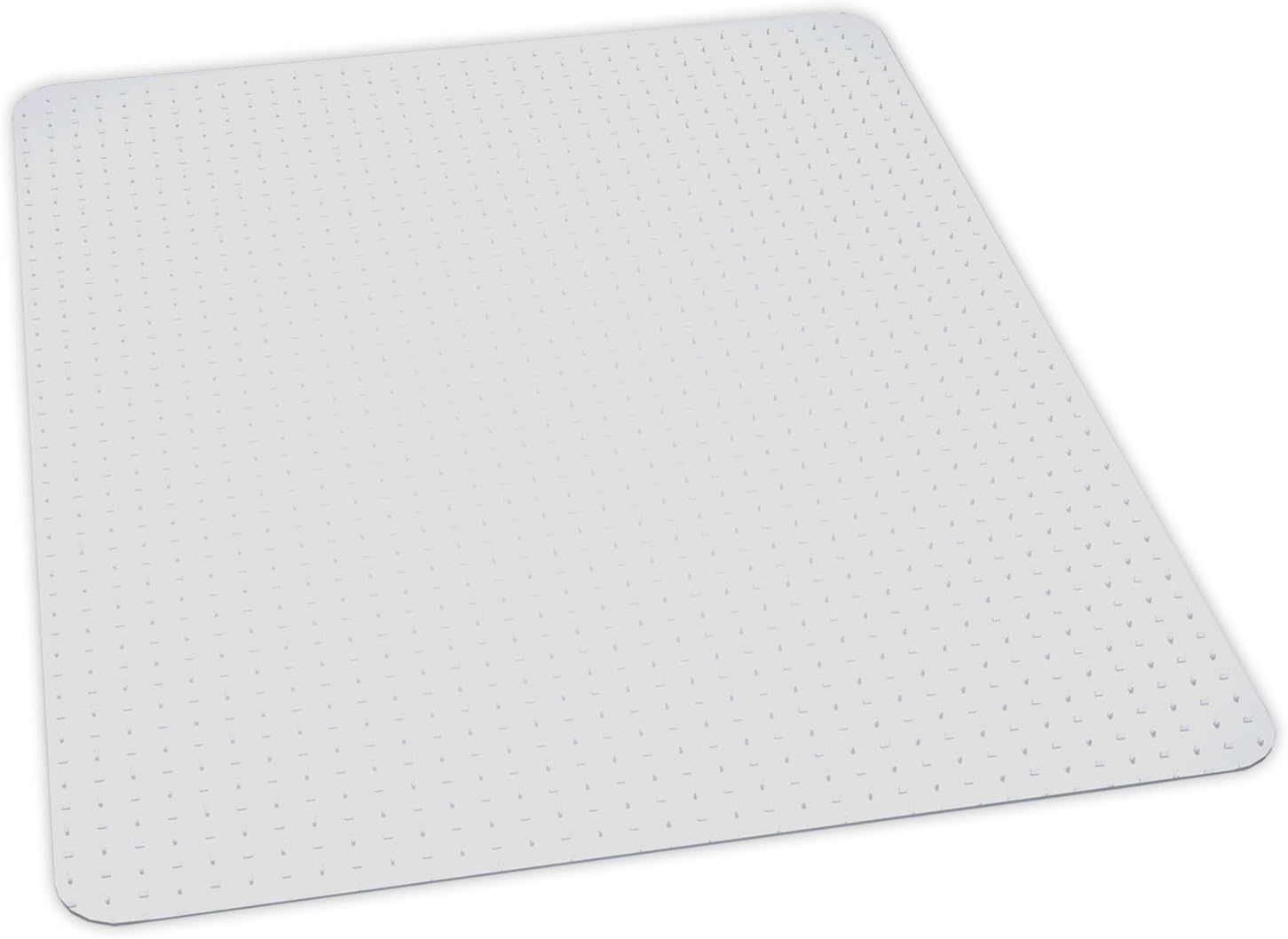 Office Chair Mat for High Pile Carpet, 46 by 60-Inch, Clear - NEW
