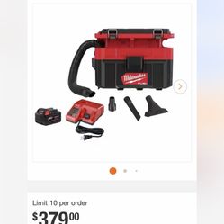 Milwaukee Vacuum Kit 