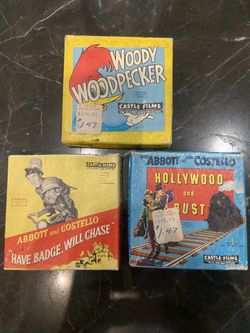 Vintage 8MM Movies. Woody Woodpecker, Abbott And Costello
