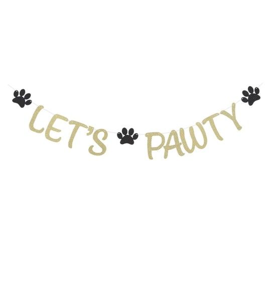 Dog Pawty Sign