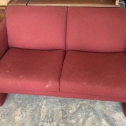 Beautiful Office Couch And 4 Reception Waiting Room Chairs 